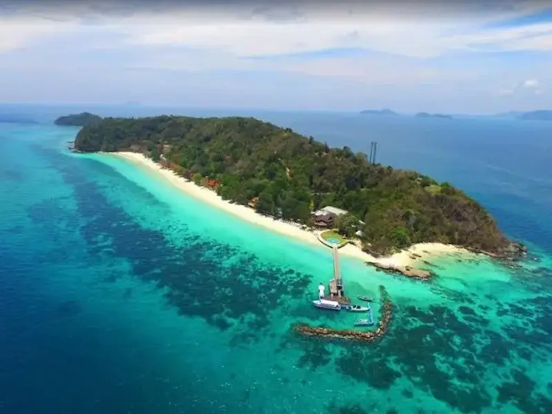 Pristine, secluded beach of Mai Thon Island on a full day Khai Islands tour from Phuket