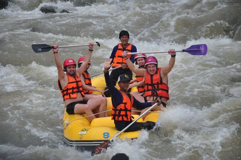 White Water Rafting Tours in Phuket with Elephant Trekking and Elephant Bathing
